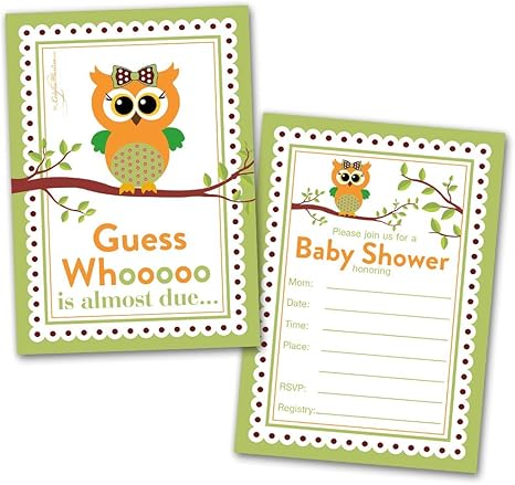 baby registry cards