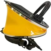W4W Bellows Foot Pump - Great Pump for Inflatable Pool, Tube, Air Mattress Bed, Float, Beach Ball, Water Floats, ect. - Interchangeable Nozzle for Accordion Hose - Easy Inflate &amp; Deflate