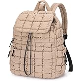 CLUCI Puffy Quilted Backpack Purse for Women, Casual Lightweight Daypack for Women Travel | Purse, Casual, Lightweight, Travel