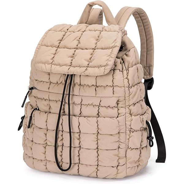 Amazon.com: GOKTOW Quilted Backpack for Women, Puffer Gym  display picture 3