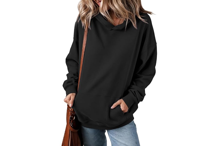 RUMIA Hoodies for Women Oversized Sweatshirt Fall Outfits Sweaters Clothes | Comfort Hoodie,Trendy Pullover,Large Kangaroo Pocket