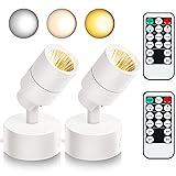 2 Pack LED Spot Lights Indoor, 3W Uplighting With