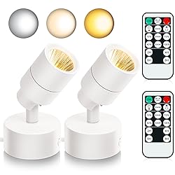 2 Pack LED Spot Lights Indoor, 3W Uplighting With