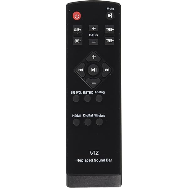 vizio sound bar tv remote