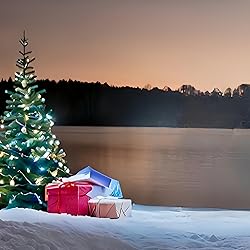 JinBest 150 LED Sky Blue Christmas Lights