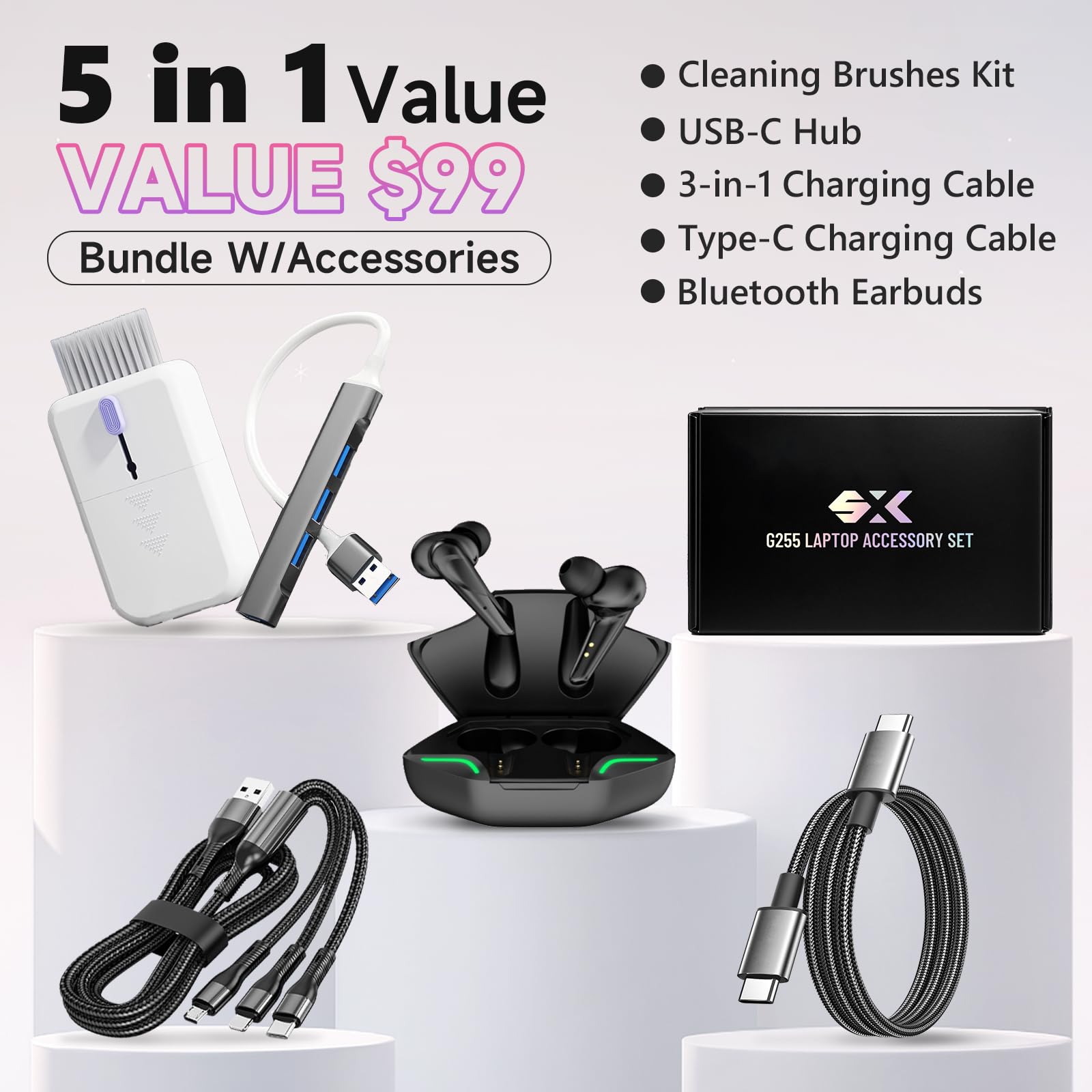 Computadora portátil HP 2025 de 17.3 ″ FHD, procesador Intel de 8 núcleos, Windows 11 Pro, Copilot AI, duración de batería de hasta 9.5 H para estudiantes y empresas, Wi-Fi6, Bluetooth5.4, con kit de accesorios (32 GB de RAM | 1 TB SSD)