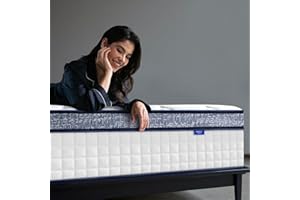 BURFLY1977 Twin Mattress, 10 Inch Hybrid Mattress in a Box, Memory Foam and Individual Pocket Springs, Medium Firm Comfort, Motion Isolation, Ideal for All Sleep Positions, CertiPUR-US Certified
