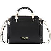 FOXLOVER Genuine Leather Purses and Handbags for Women Shoulder Bag Top Handle Satchel Purse Tote for ladies