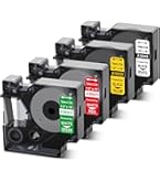 vhbw Schrumpfschlauch Schriftband Kassette Patrone 6mm für Drucker Dymo vhbw Schrumpfschlauch Schriftband Kassette Patrone 6mm für Drucker Dymo