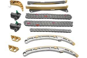 OEKITS 24321-3L100 Engine Timing Chain Kit 3.3 for Kia Sorento Sedona Cadenza K900, for Hyundai Azera Santa Sedan Palisade Genesis G70 G80 G90 3.3 L 3.8L 2013-2020 24410-3CGA3(12PCS)