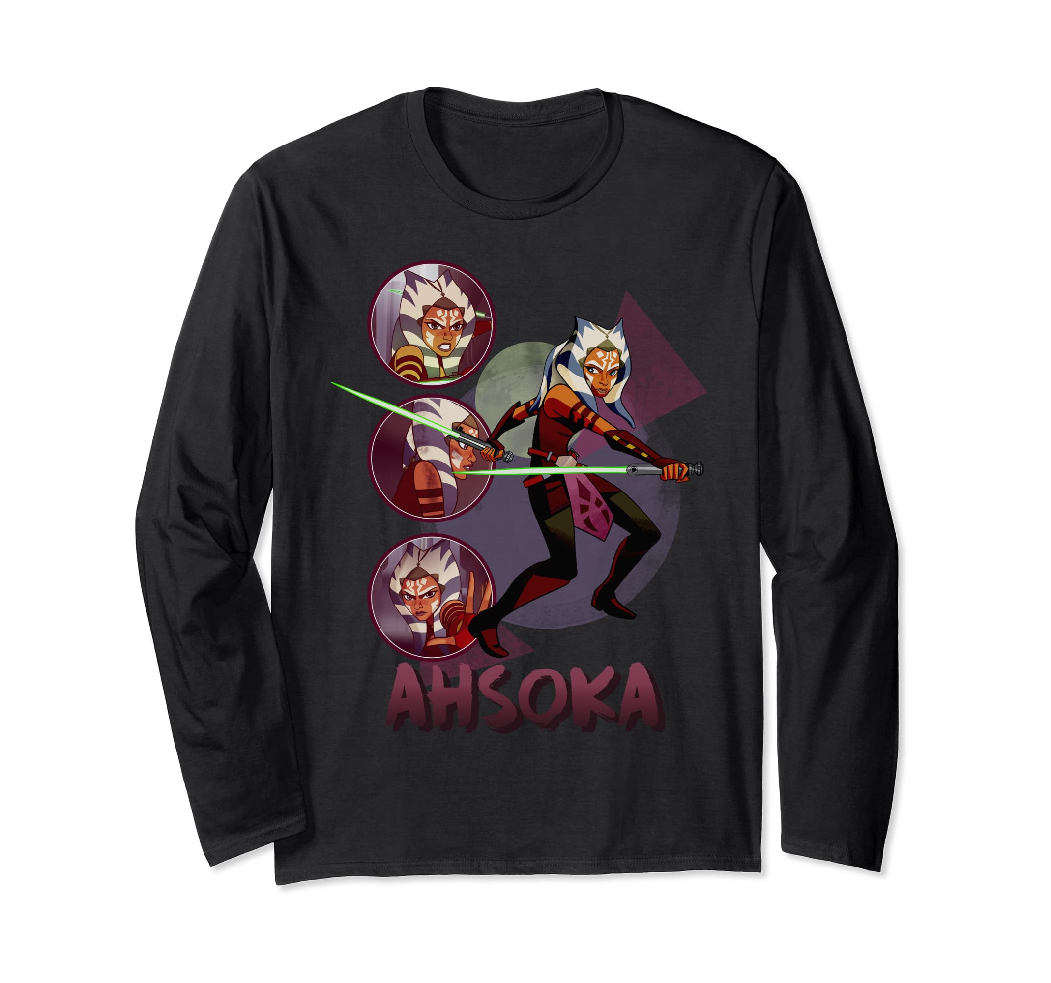 Star Wars Forces of Destiny Ahsoka Expression Shapes Long Sleeve T-Shirt
