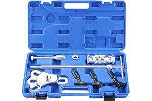 Bicos Rear Axle Bearing Puller Tool Axle Seal and Bearing Remover Set with Slide Hammer Yoke and 3 Rear Axle Puller Adapters, 1" to 2-7/8" IDs