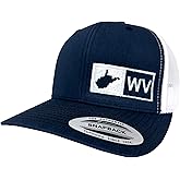Trucker Hat - West Virginia (Navy Blue/White)