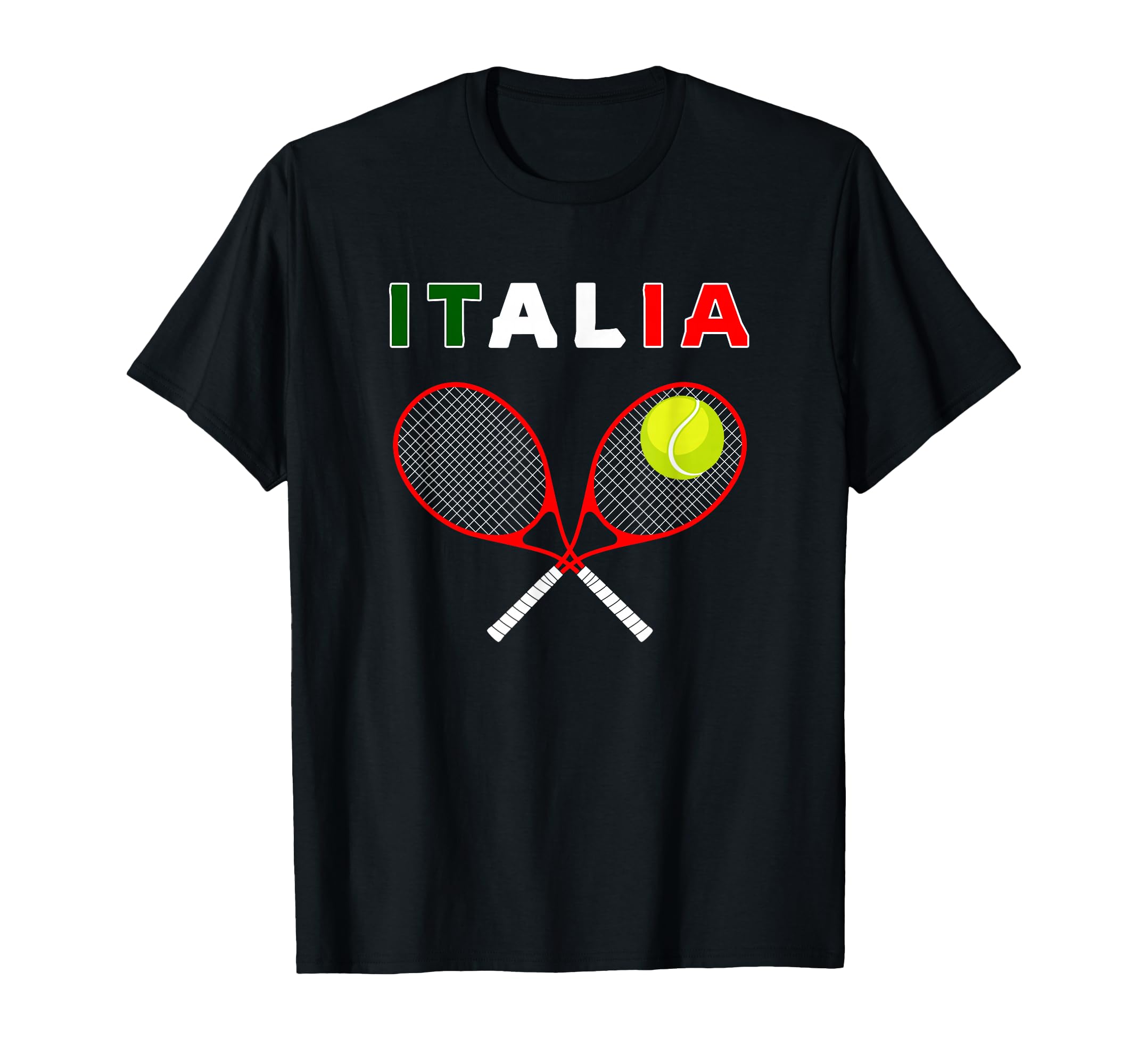 Italy Tennis Graphics / Country Italia Flag Pride T-Shirt