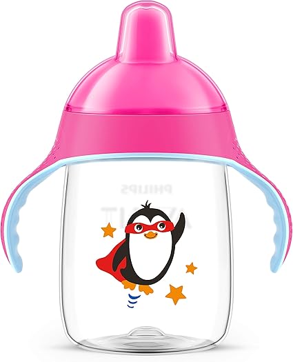 Philips Avent Scf755 07 Tasse A Bec Rose 340ml 18 Mois Amazon Fr Bebes Puericulture