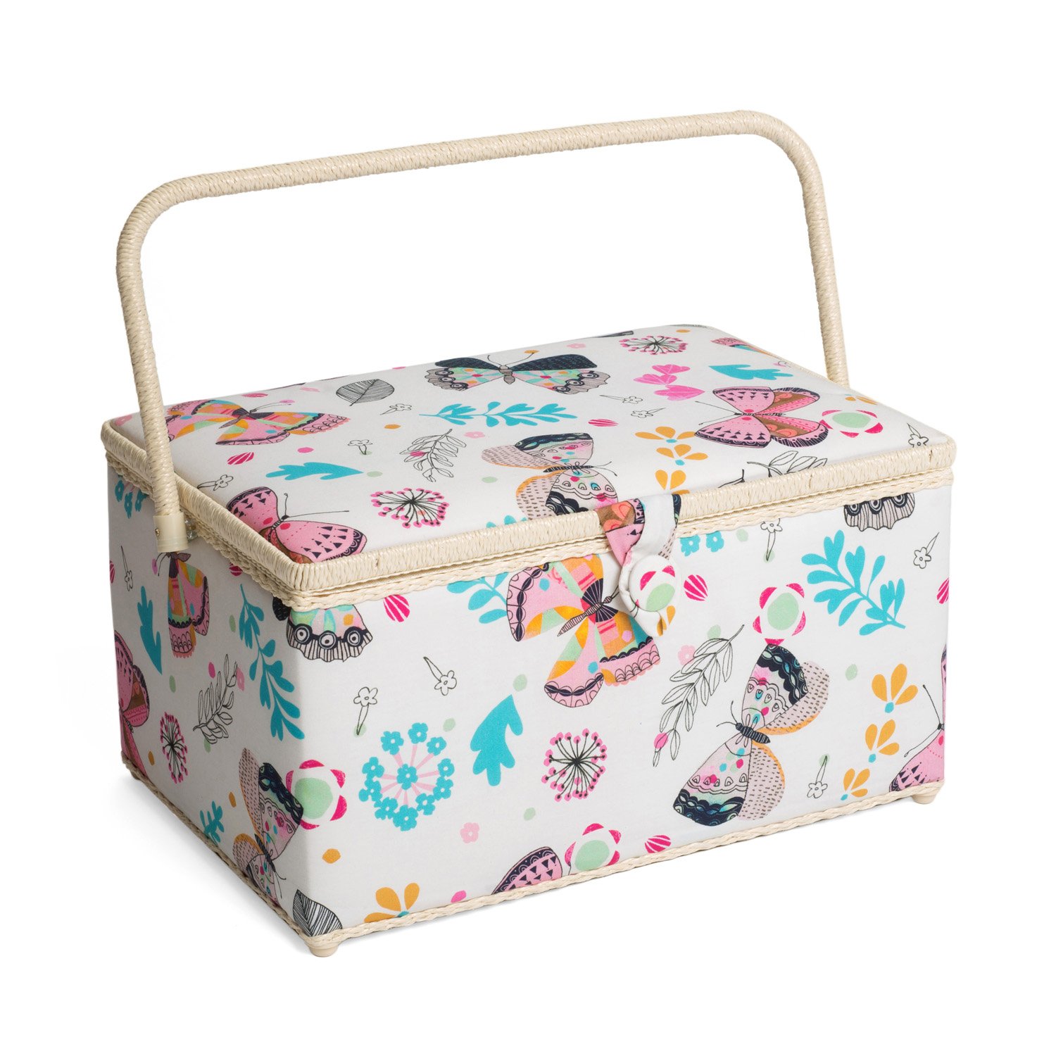 Hobby Gift HGXL/207 Butterfly Print XL Premium Sewing Box
