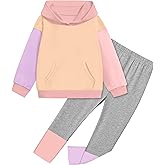 BAVADER Toddler Girl Clothes Tie-Dye Stripe Color Block Toddler Girls Clothes Little Girls Kids 2pcs Outfits Hoodie Leggings