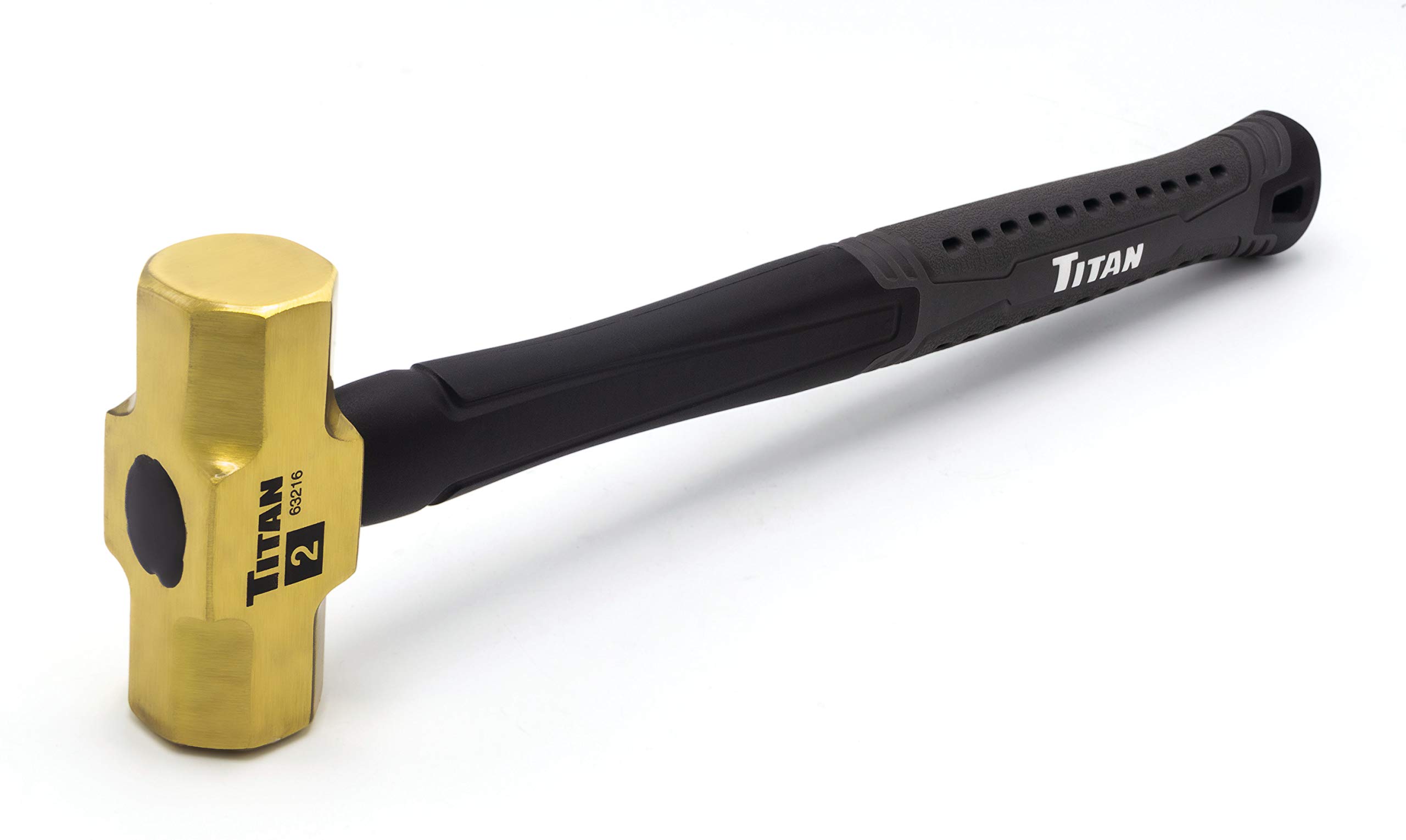 Titan 63216 2Lb. Non-Sparking Brass Hammer
