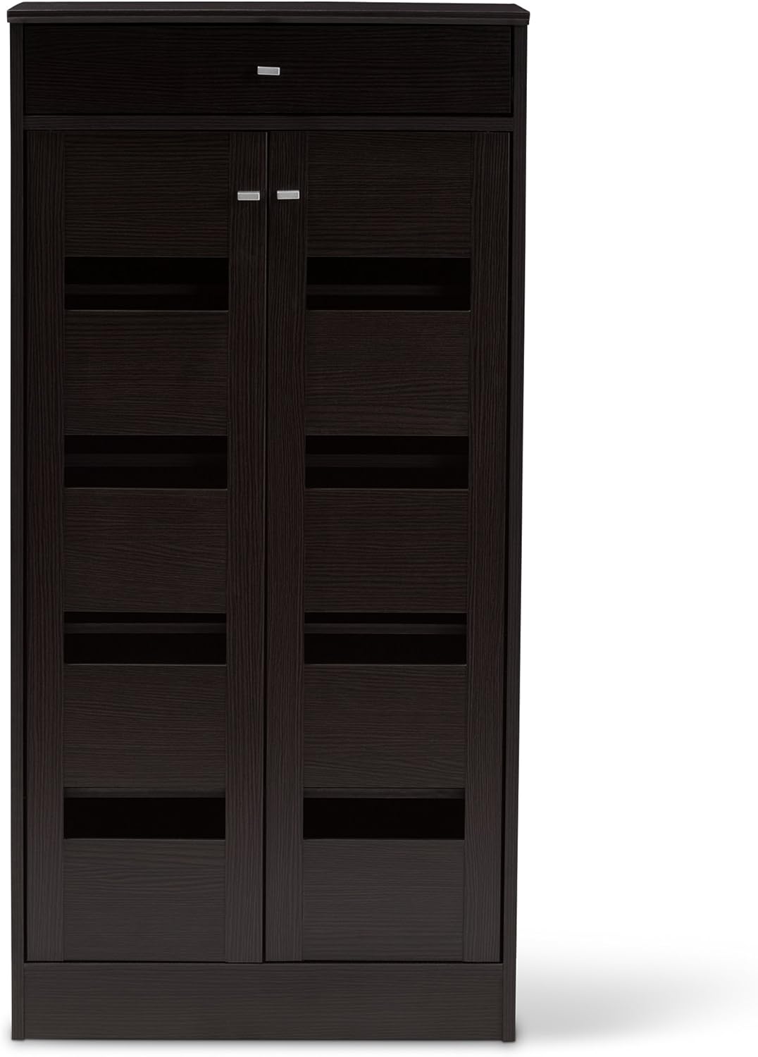 baxton studio shoe cabinet on Amazon Com Baxton Studio Acadia Modern And Contemporary Wenge Brown Finished Shoe Cabinet Home Kitchen