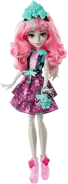 Monster High Mattel FDF13 - Partymode Monsterfreundin Rochelle Puppe, Ankleidepuppen-Zubehör