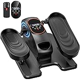 2025 New Under Desk Elliptical Machine,Portable Seated Pedal Exercise Machine for Seniors, 12 Adjustable Speed Elipse Leg Exerciser with Remote Control,Quiet Foot Exercise Machine for Home Office