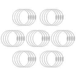 DFTOA-30 Pack 6 inch Extendable Wire Keychain