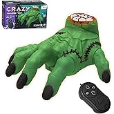 Remote Control Crawling Hands Children's Toys - Spooky Action and Musical Effects, LED Lights, Toys 3 4 5 6 7 8 9 10 11 12 + Boys/Girls, Halloween Christmas Birthday Gift, Green