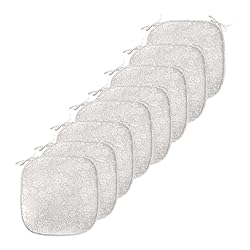 Ambesonne Ivory Chair Seating Cushion Set of