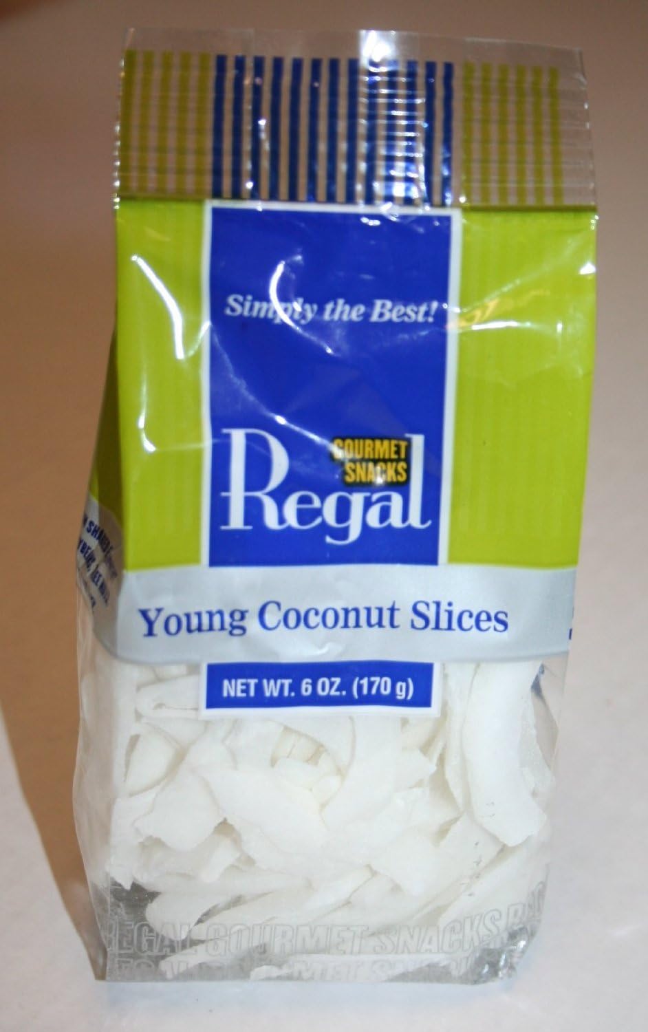 Regal Gourmet Snacks Young Coconut Slices 6 oz