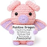 Funny Dragon Easter Basket Essentials Stuffers Gifts for Kids Teens Boys Girls Birthday Graduation Inspirational Appreciation Gift for Coworker Friend College Women, Cheer Up Emotional Positive Animal