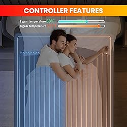 Ayge King Size Heated Mattress Pad with Dual
