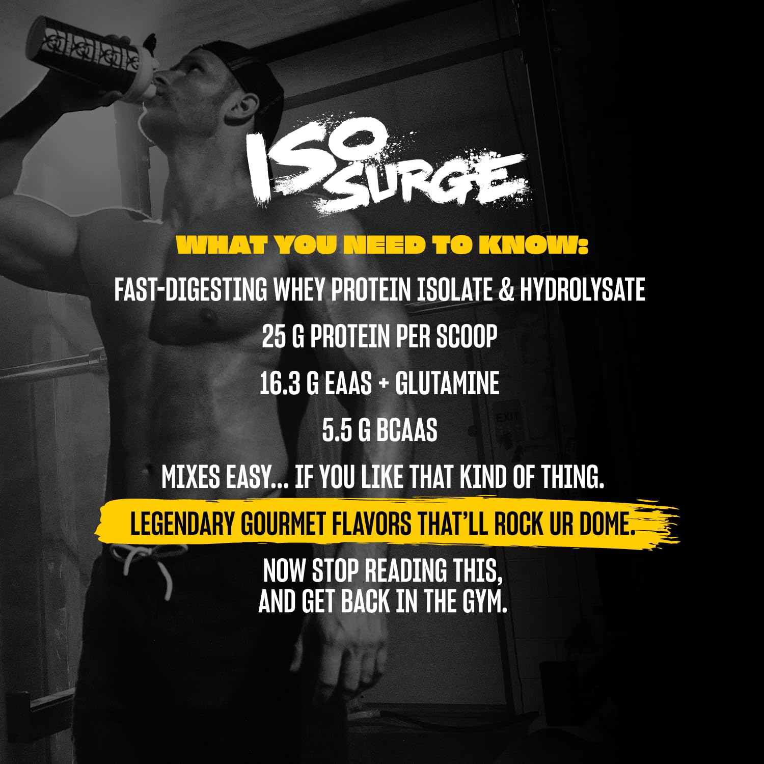 Mutant ISO Surge Whey Protein Isolate Powder Acts Fast to Help Recover, Build Muscle, Bulk and Strength, 5 lb - Vanilla Ice Cream