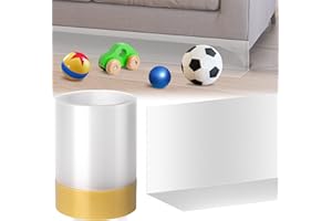 MIPON 118" Cuttable Under Couch Bed Blocker,Toy Blockers for Pets,Stop Things from Going Under Sofa Bed and Other Furniture - Hard Surface Floors Only(Clear)
