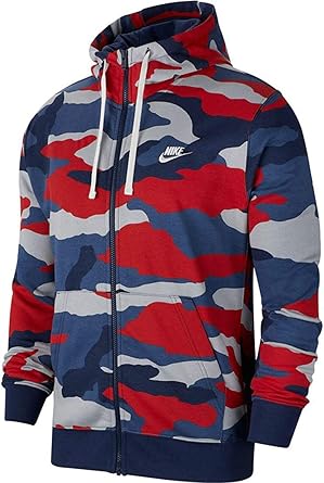 nike red camo jacket