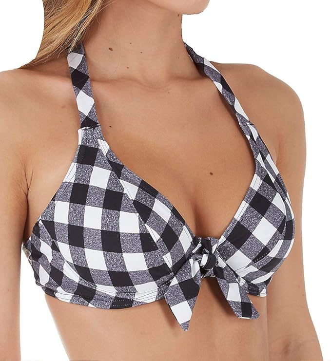 Freya Swim Damen Totally Check Bikini-BH Tiefes Dekolleté E-H Cup Totally Check