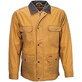 OUTBACK TRADING Men's 2146 Gidley Waterproof Breathable Fully Lined Cotton Oilskin Western Jacket