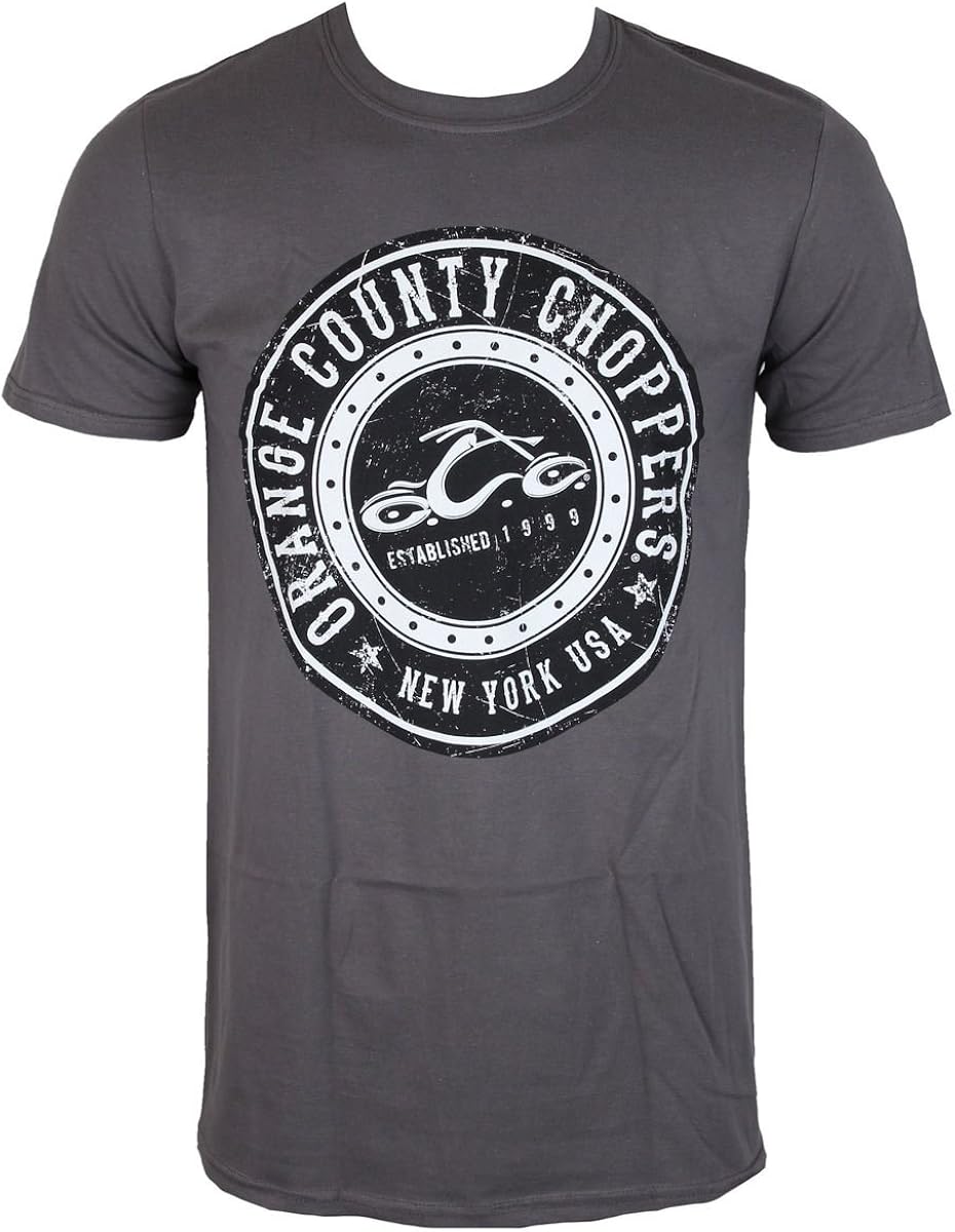 Orange County Choppers tShirt Men's Power Circle OCCTS03346 L Black
