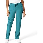Wink Scrubs for Women, W123, Classic Fit Scrub Pants with Drawstring and 5 Pockets Teal Blue