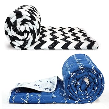 Buy Divine Casa Luxor Abstract 2 Piece Polyester Single Comforter