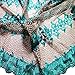 BlueSky 5 Yards/Lot Latest African Nigerian French lace Fabric Embroidered Beading and Rhinestones for Wedding Party (Green)