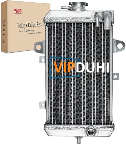 All Aluminum Radiator For Yamaha Raptor 700 YFM700 2015-2018 – Silver, 1 Year Warranty
