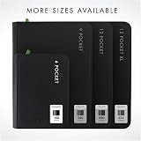 Vault X 4 Pocket Trading Card Binder Zip Album 160 Cards Exo-Tec Material Black view 8