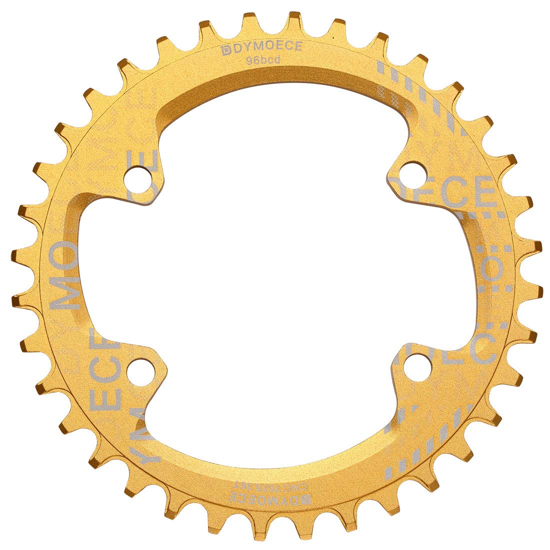 Photo 1 of Dymoece Narrow Wide Chainring 96BCD Single Speed 32T 34T 36T 38T Round for Shimano M6000 M7000 M8000 M9000