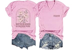 Motherhoods is Kingdom Work Shirt Christian Mom Tshirt Religious Mom Tees
