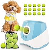 OLenyer Automatic Ball Launcher for Dogs: 2" Mini Tennis Ball Thrower with 3 Distance Settings,Interactive Puppy Pet Ball Ind