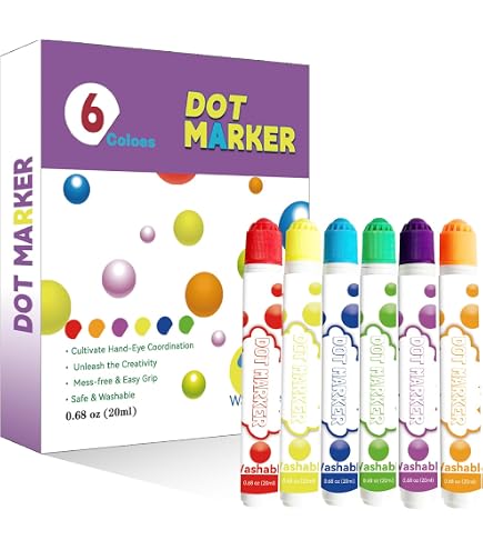 Lot De 12 Grands Tampons Bingo – 40 Ml Chacun – 12 Couleurs Vives – Boîte Présentation – Pour Événements Et Soirées