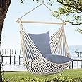 Plow & Hearth 34797 Hanging Rope Hammock Chair Swing Seat