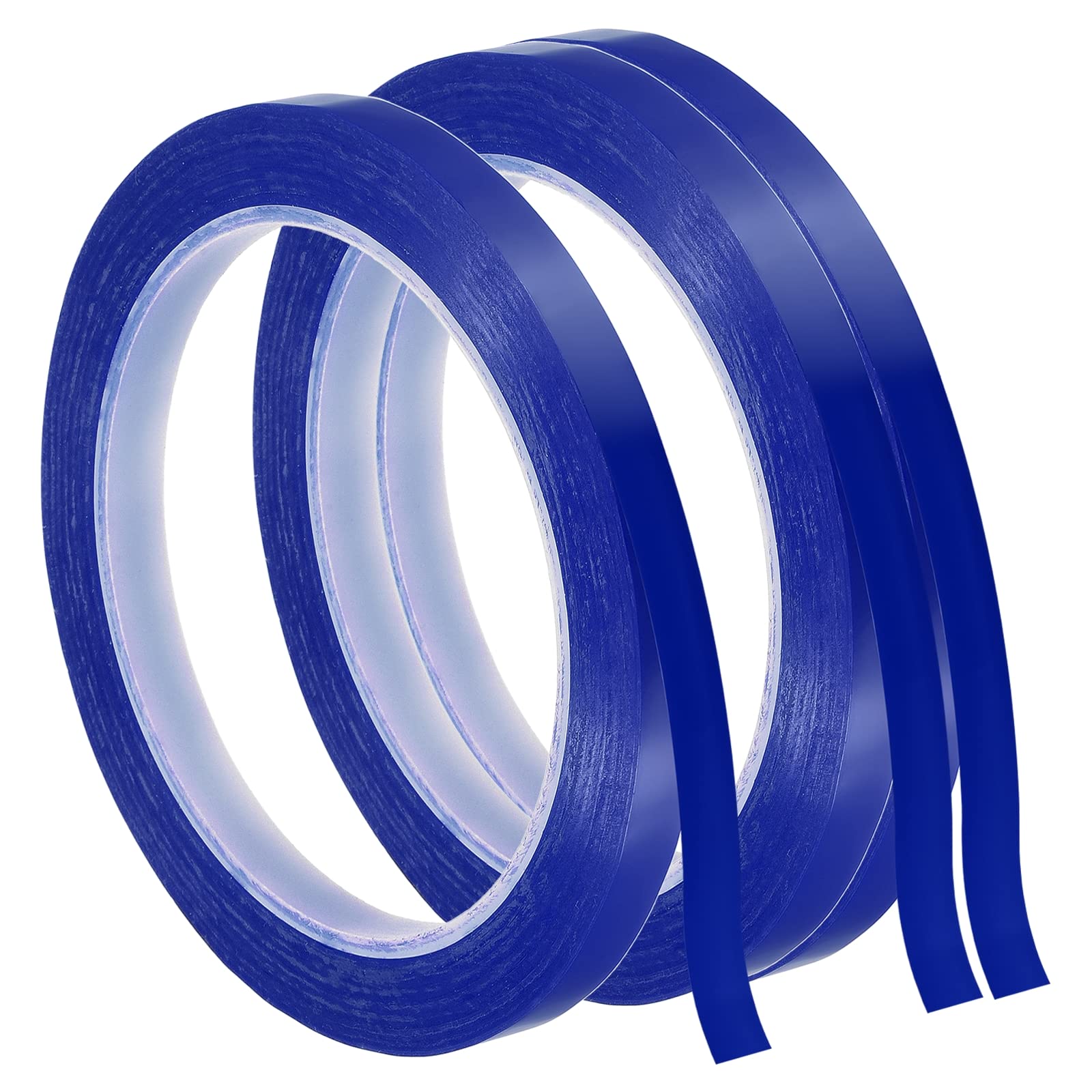 PATIKIL Whiteboard Tape 8mm X 66m, 3 Pack Thin Dry Erase Tape for Graphic Chart Marking DIY Art, Blue — image 1