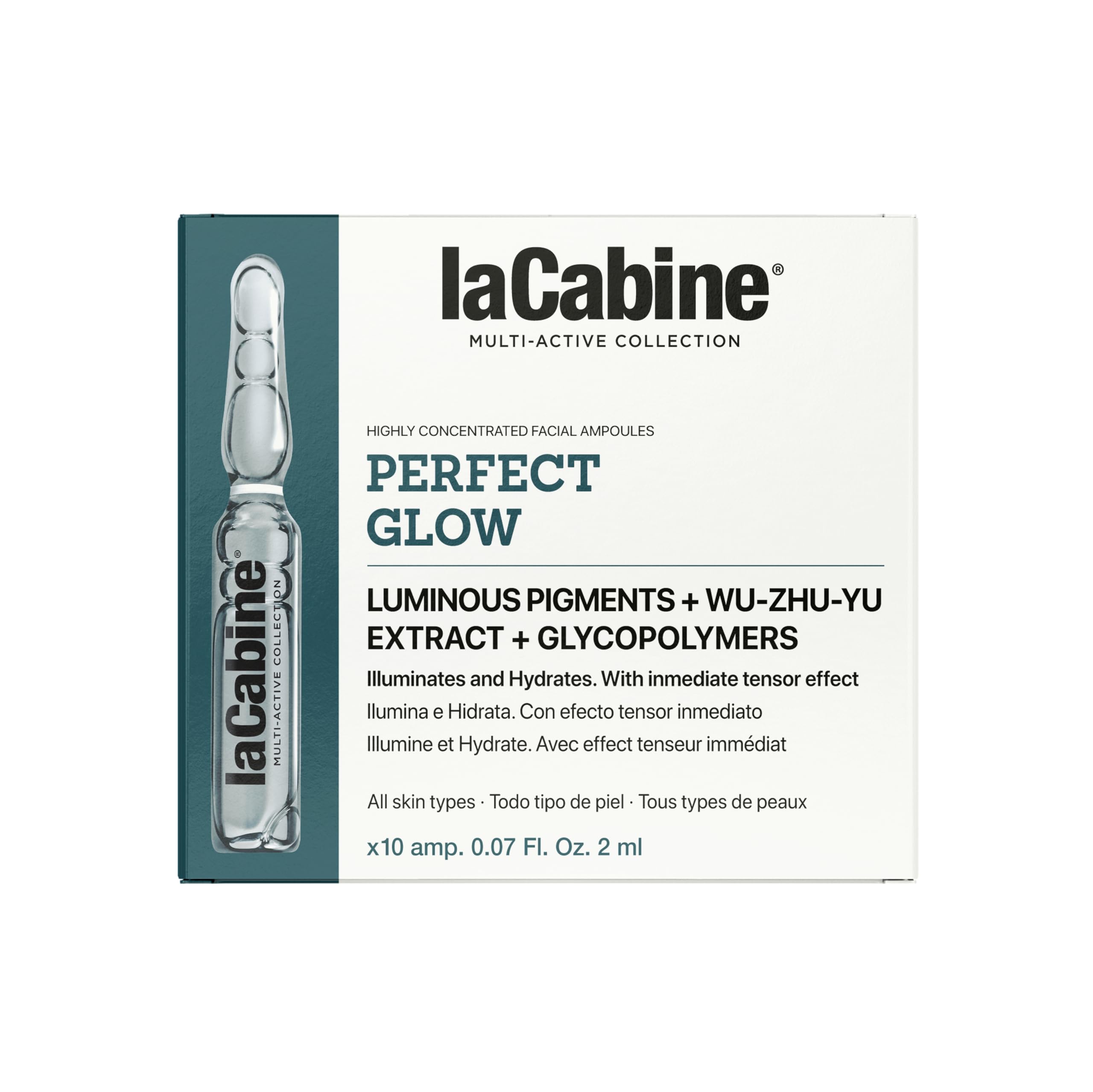 La Cabine Perfect Glow 10 Ampoules of 2 ml one Color