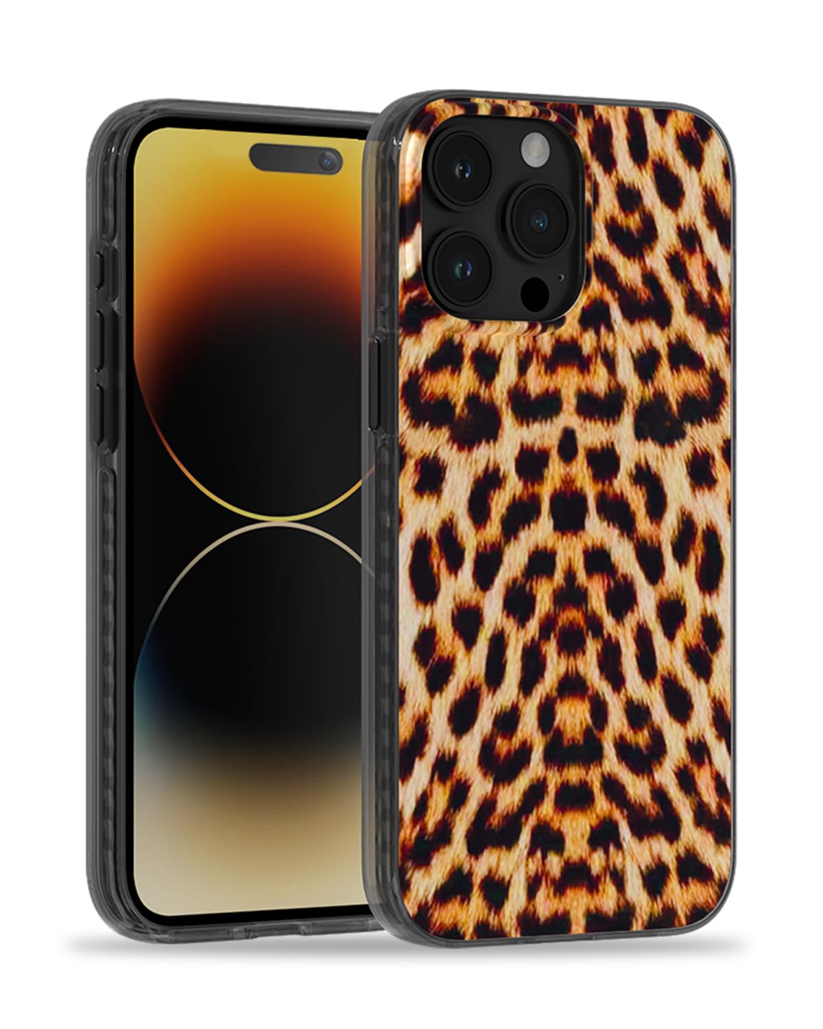 SCORPIFY for iPhone 15 Pro Case [Compatible with MagSafe] with Realistic Leopard Fur Print Design, Cute Cheetah Magnetic Phone Cover for Women Girls, [10FT MIL-Grade Drop Protection] Slim Bumper — image 1